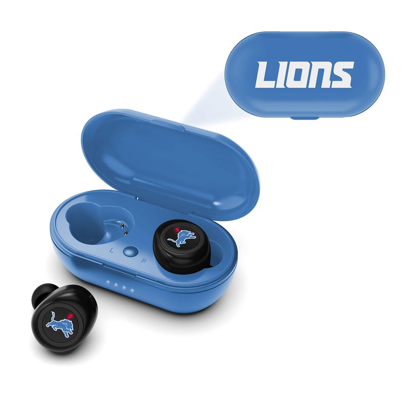 SOAR NFL True Wireless Earbuds, Detroit Lions - Image 5